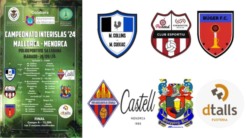 CAMPEONATO INTERISLAS MALLORCA-MENORCA DE FÚTBOL 7
